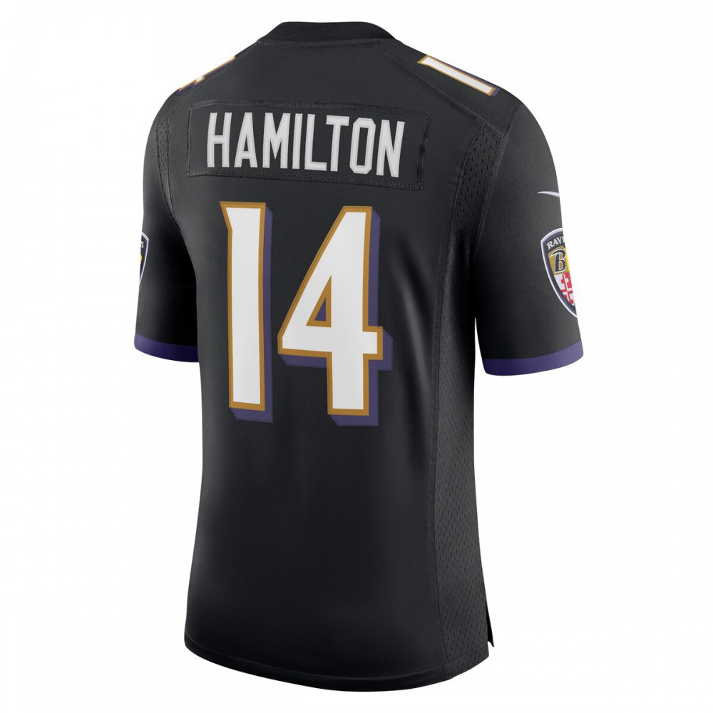 Kyle Hamilton Baltimore Ravens Nike Men's Vapor Limited Jersey - Black-GridironStore